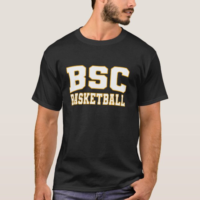 T-shirt Birmingham Southern College BSC Basketball WHT 01 (Devant)