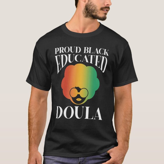 T-shirt Birth Doula Proud Birth Worker Pregnancy Couch Mid (Devant)