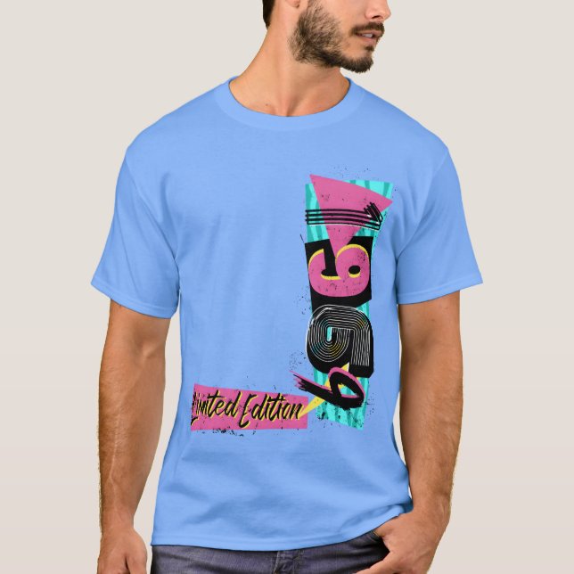 T-shirt Birth year 1969 birthday 80s 90s Limited Edition v (Devant)