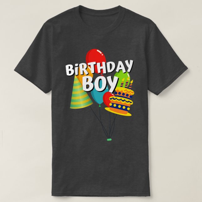 T-shirt Birthday Boy (Design devant)