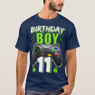 T-shirt Birthday Boy 11 Contrôleur de jeu vidéo Gamer 11e