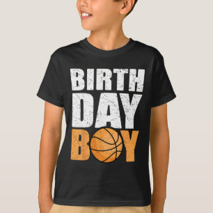 T-shirt Birthday Boy Bysketbyll Theme Party Future Bysketb