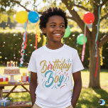 T-shirt Birthday Boy - Célébrations d'anniversaire<br><div class="desc">T-shirt Birthday Boy : " 🎉 Célébrez avec style notre design "Birthday Boy" ! 🎂 Parfait pour le type spécial dans votre vie, ce design ludique et dynamique présente une typographie audacieuse et des graphismes festifs, ce qui en fait le choix idéal pour son grand jour. Qu'il atteigne 5 ou...</div>