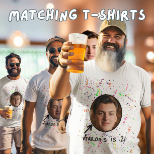 T-shirt Birthday Boy pub ramwl 21st Party groupe