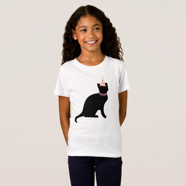 T-Shirt Birthday Cat. (Devant entier)