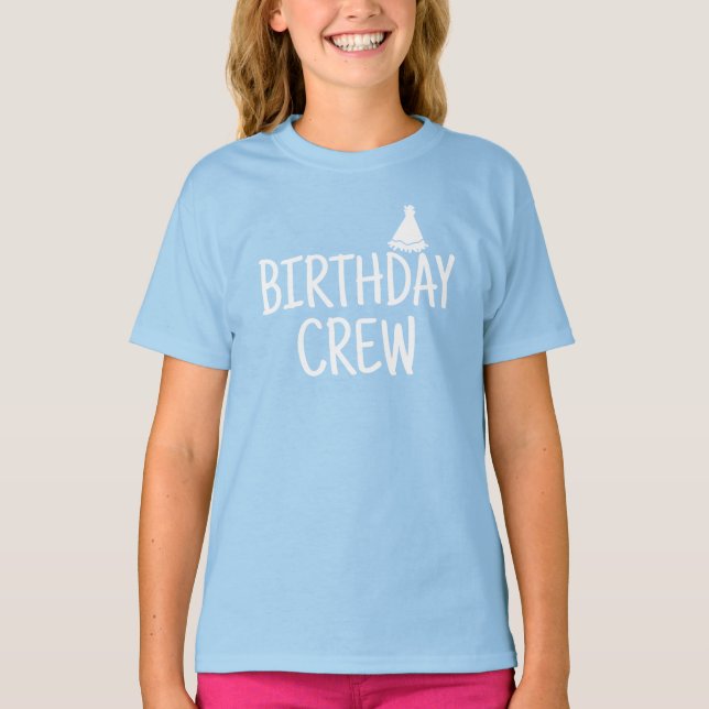 T-shirt Birthday Crew (Devant)