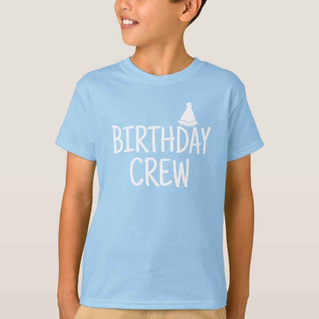T-shirt Birthday Crew (Devant)