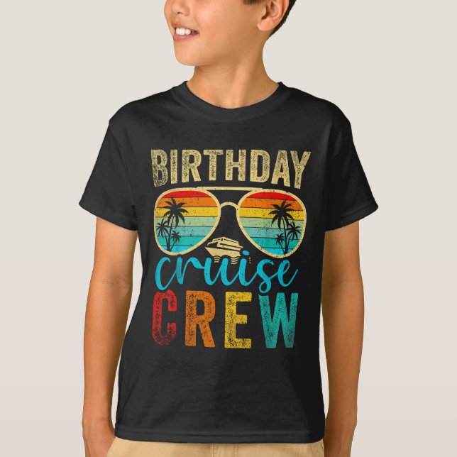 T-shirt Birthday Cruise Crew Cruise Birthday Cruising Trip (Devant)
