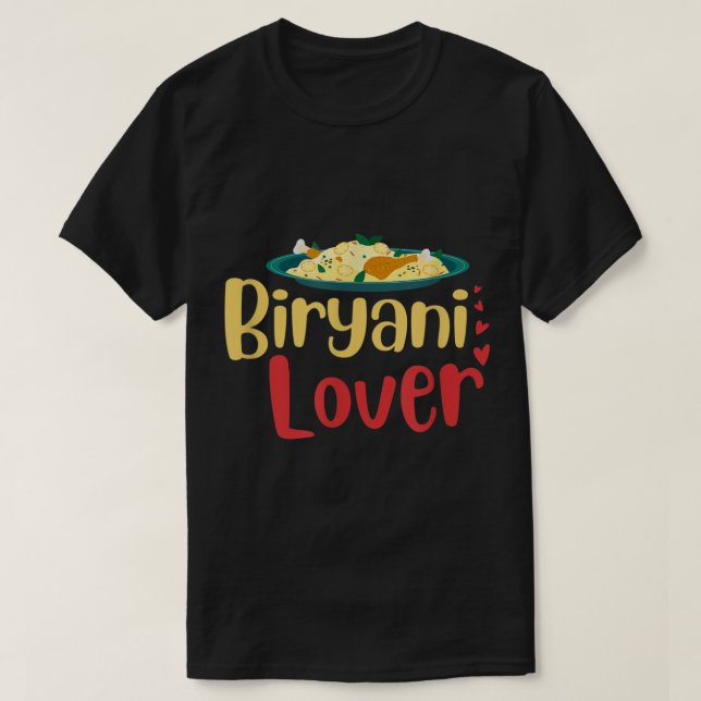T-shirt Biryani Lover Desi Bollywood Shaadi Hindi Funny Me (Design devant)