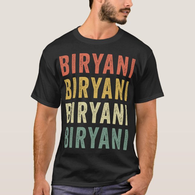 T-shirt Biryani Rétro (Devant)