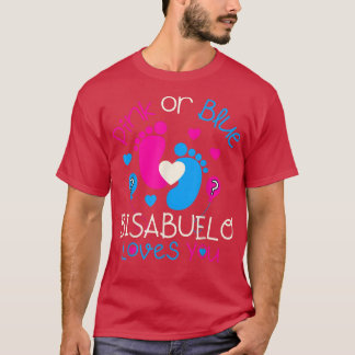 T-shirt Bisabuelo Rose Ou Bleu Aime YouBaby Genre Révélati