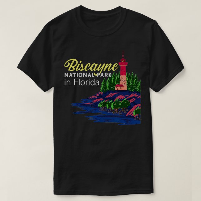 T-shirt Biscayne National Park Sud Floride (Design devant)
