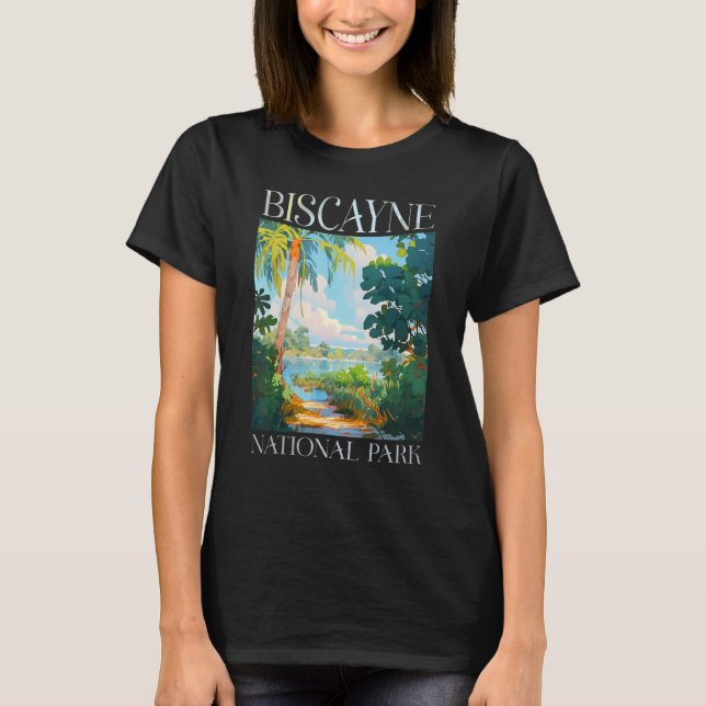 T-shirt Biscayne National Park USA Floride Nature Randonné (Devant)