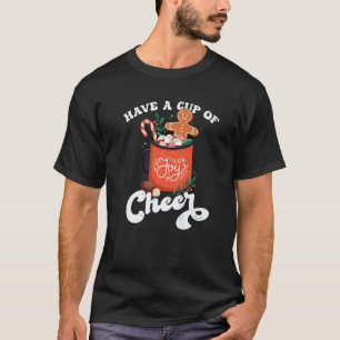T-shirt Biscuit au pain d'épice Noël Chocolat chaud Ayez u