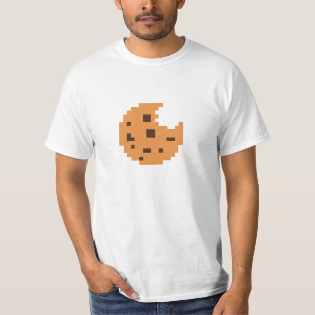 T-shirt biscuit de 8 bits (Devant)