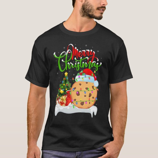 T-shirt Biscuit   Xmas Decorations Santa Biscuit Christmas (Devant)