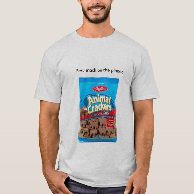 T-shirt biscuits d'animal de chololate (Devant)