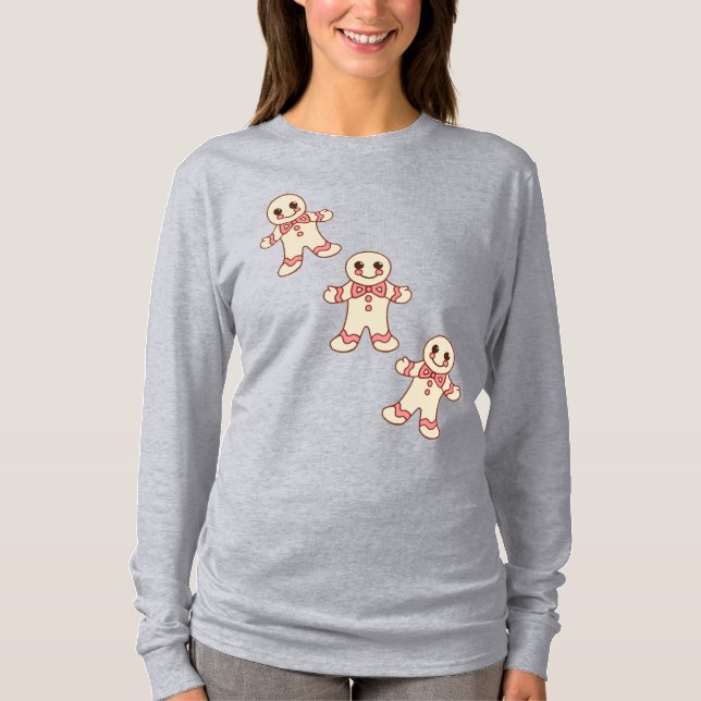 T-Shirt Biscuits de Noël (Devant)