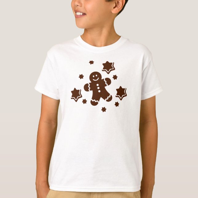 T-shirt Biscuits de Noël de Lebkuchen (Devant)