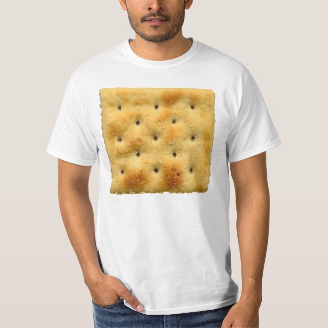 T-shirt Biscuits de soude blancs de Saltine (Devant)