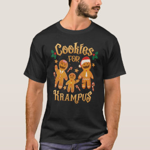 T-shirt Biscuits déplaisants En Pain D'Épice Pour Krampus 