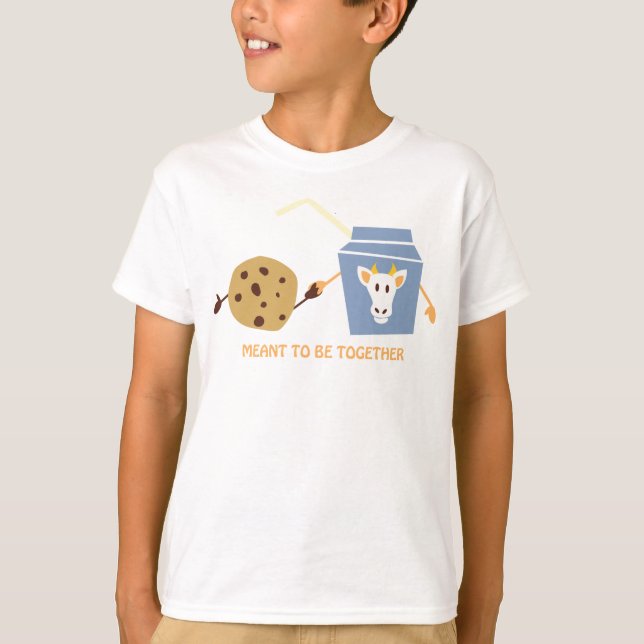 T-shirt Biscuits et lait (Devant)