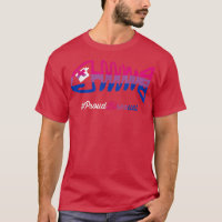 Biseual Pride Poisson Squelette Drôle LGBTQ Biseua