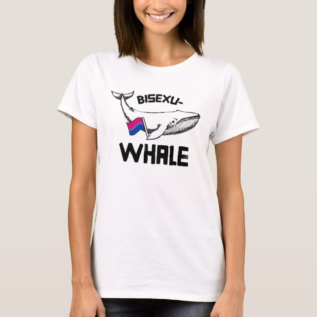T-shirt Bisexu-whale Bisexuwhale (Devant)