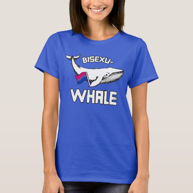 T-shirt Bisexu-whale Bisexuwhale (Devant)