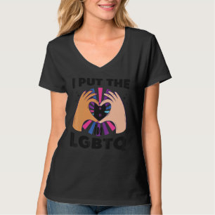 T-shirt Bisexual Bi Fierté Drapeau J'Ai Mis B Dans Lgbtq