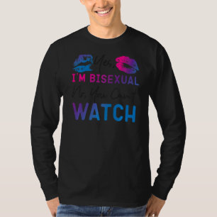 T-shirt Bisexual Bi Fierté Drapeau Oui Je suis Bisexuel No