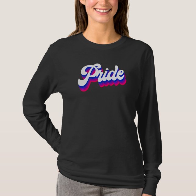 T-shirt Bisexual Bi Pride (Devant)