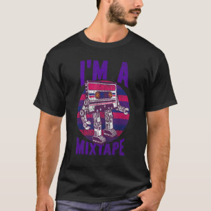 T-shirt Bisexual Bi Pride Drapeau Bande Cassette Je suis U