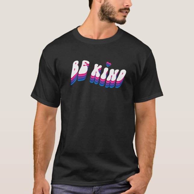T-shirt Bisexual Bi Pride Drapeau Be Genind (Devant)