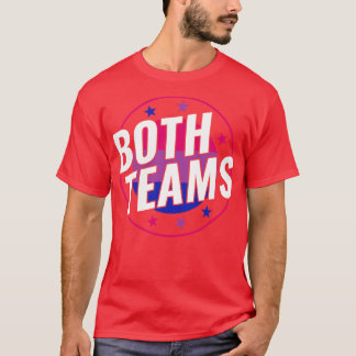 T-shirt Bisexual Funny Bi Les deux équipes LGBT