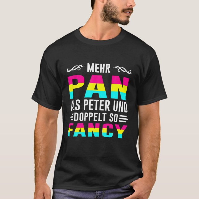T-shirt Bisexual Gay Bi LGBTQ Plus Pan que Peter (Devant)