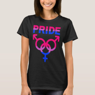 T-shirt Bisexual Pride Lgbtqia Love Support Hommes Femmes 