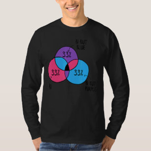 T-shirt Bisexual Stuff Graphique à secteurs Lgbt Bi Sensib