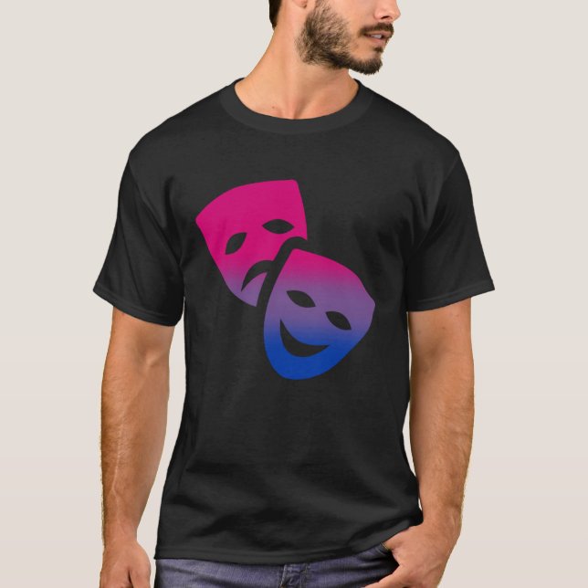 T-shirt Bisexual Subtle Bi Pride LGBTQ Theatre Theater and (Devant)