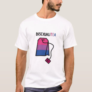 T-shirt BisexualiTEA Bi Pride Drapeau Thé bisexuel