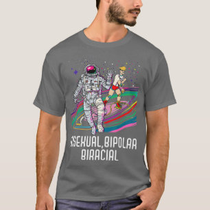T-shirt Bisexuel Bipolaire Bipolaire Pride arc-en-ciel Bis