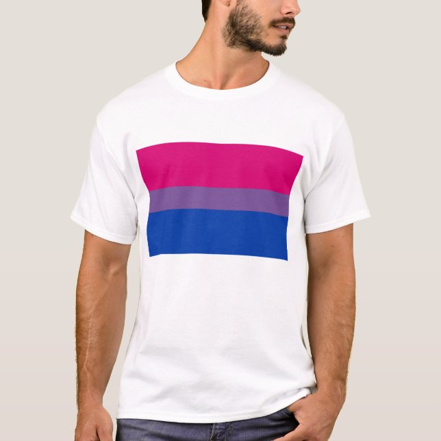 T-shirt bisexuel de fierté (Devant)