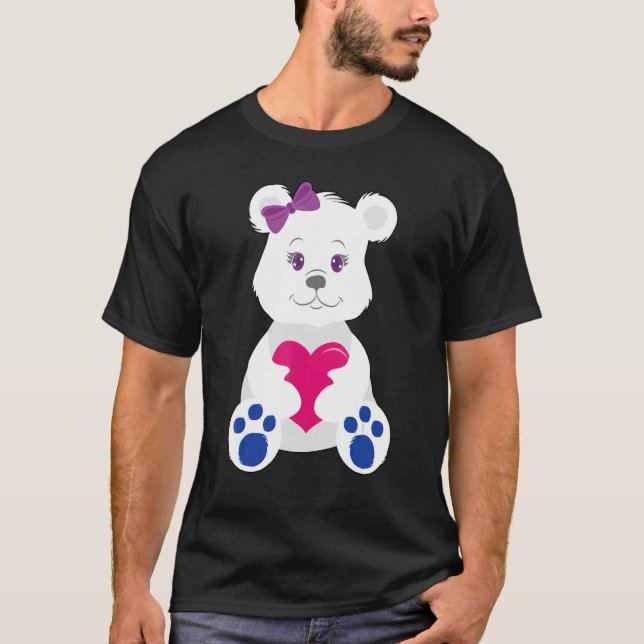 T-shirt Bisexuel de l'ours (Devant)