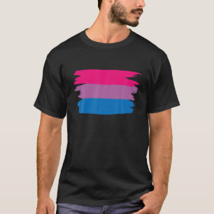 T-shirt Bisexuel Drapeau Bisexualité LGBT Bi Pride