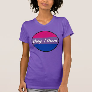 T-shirt Bisexuel Iels/Eux