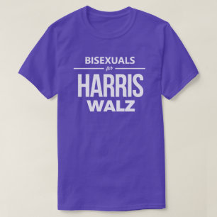 T-shirt Bisexuels pour Harris Walz