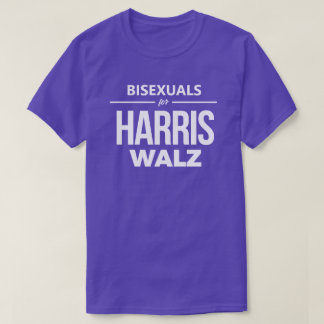 T-shirt Bisexuels pour Harris Walz