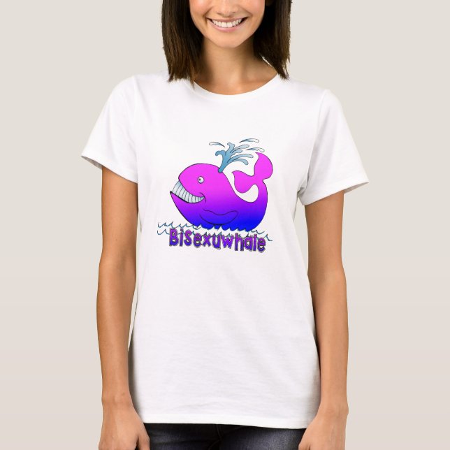 T-shirt Bisexuwhale (Devant)