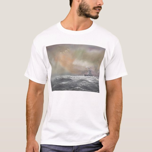 T-shirt Bismarck signale Prinz Eugen 0959hrs le 24 mai (Devant)