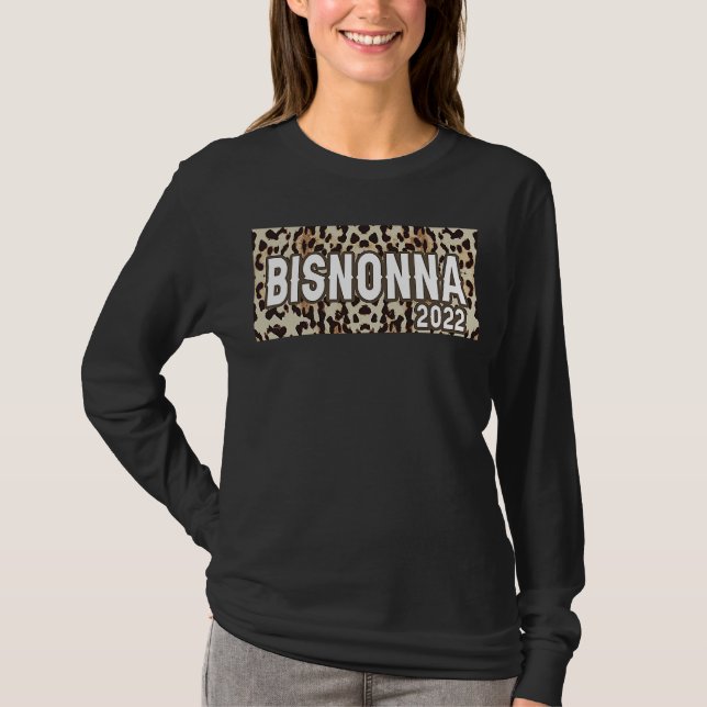 T-shirt Bisnonna 2022 Announcement Italian Great Grandma L (Devant)